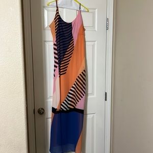 Long maxi dress, size Large. This dress only been wore twice.